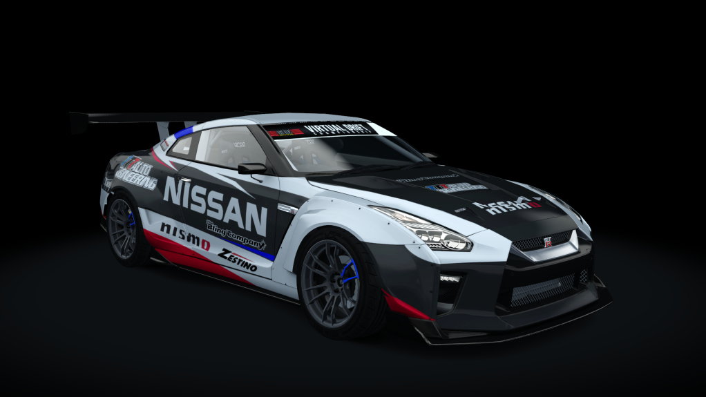 VDC Nissan GT-R DAMD Public 3.0, skin Darren Kelly GT-R