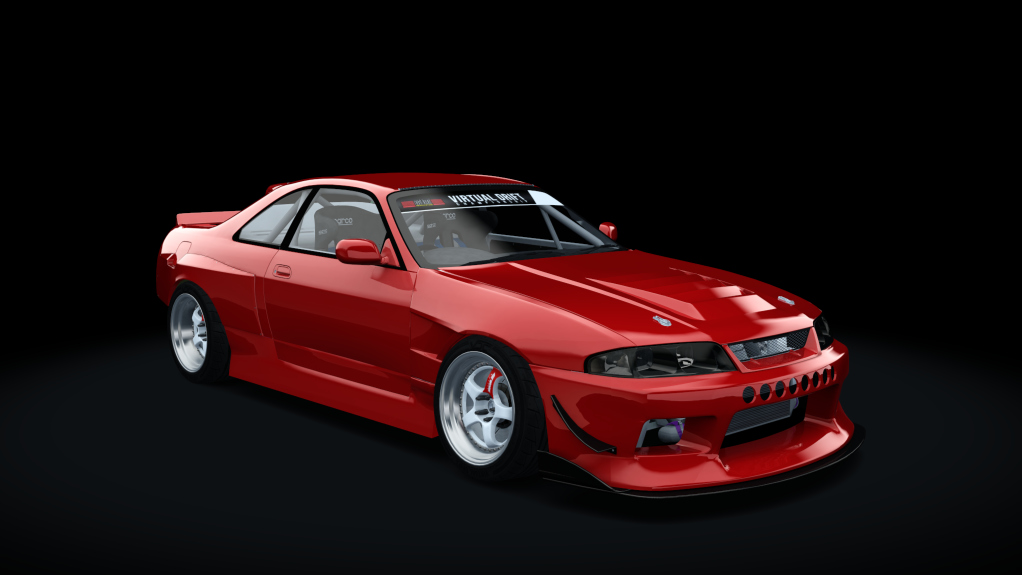 VDC Nissan Skyline R33 Public 3.0, skin 01_active_red