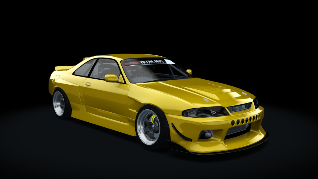 VDC Nissan Skyline R33 Public 3.0, skin 04_lightning_yellow