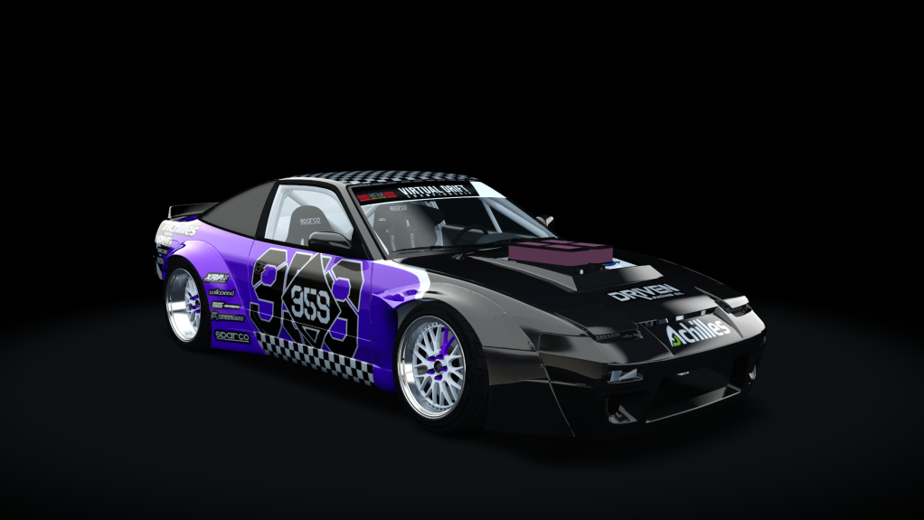 VDC Nissan Silvia RPS13 Public 3.0, skin matt_coffman