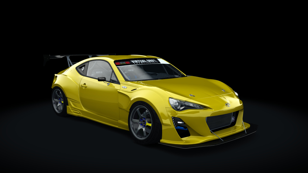 VDC Toyota GT86 Public 3.0, skin yellow