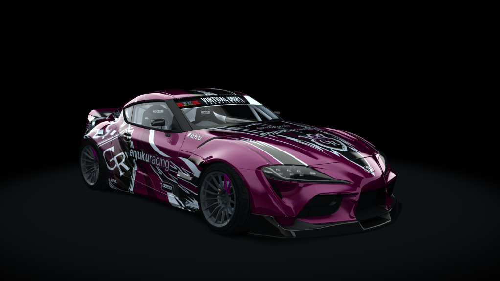 VDC Toyota Supra A90 Public 3.0, skin VDC ANDREAS MAGENTA