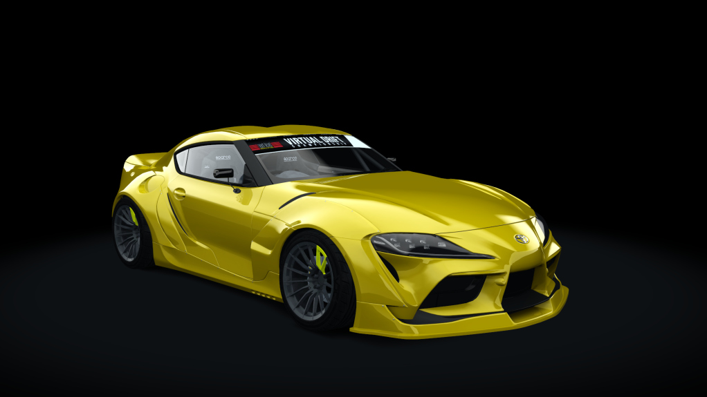 VDC Toyota Supra A90 Public 3.0, skin yellow