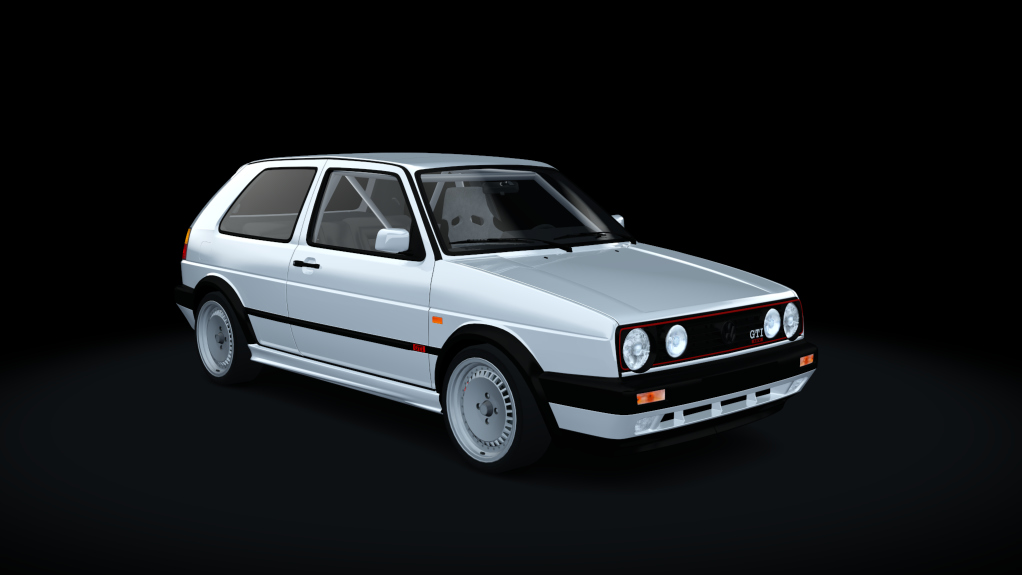 Volkswagen Golf II GTI 16v btcc, skin Alpine_White