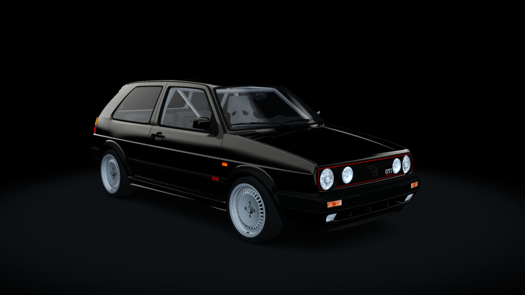 Volkswagen Golf II GTI 16v btcc, skin Black