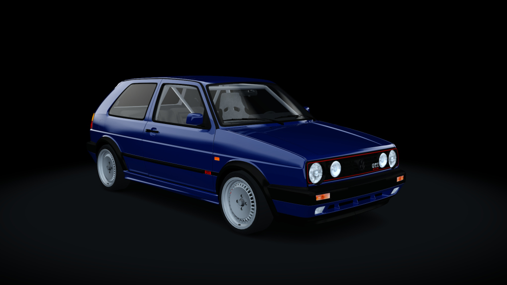 Volkswagen Golf II GTI 16v btcc, skin Blue