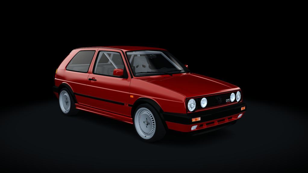 Volkswagen Golf II GTI 16v btcc, skin Tornado_Red