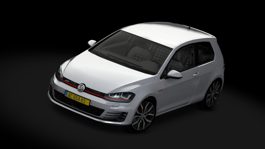 Volkswagen Golf GTI MK7, skin 01_Reflex_silver