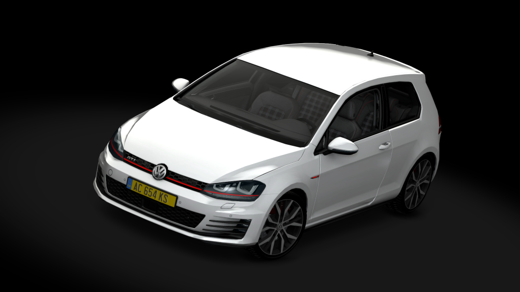 Volkswagen Golf GTI MK7, skin 04_Oryx_white