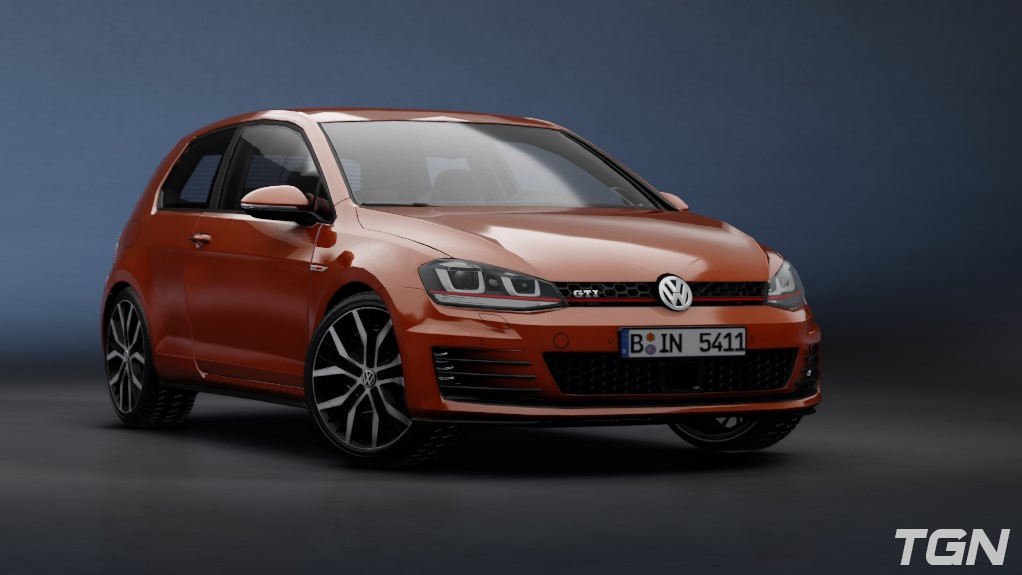 Volkswagen Golf GTI MK7, skin CopperOrangeMetallic