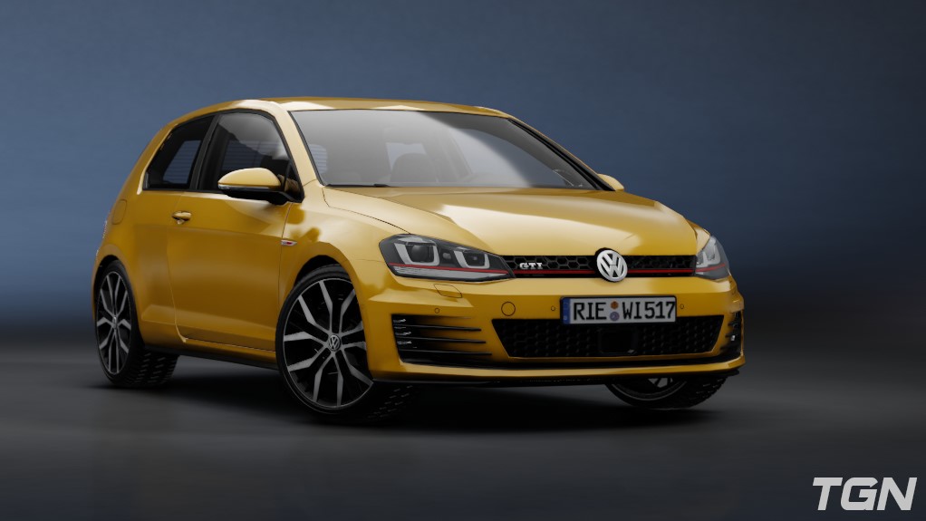 Volkswagen Golf GTI MK7, skin GinsterYellow