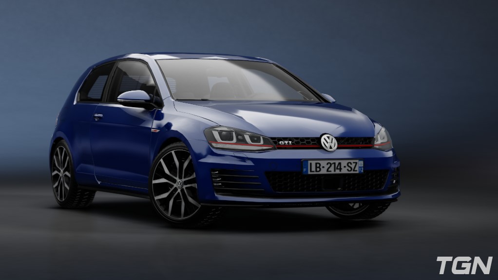 Volkswagen Golf GTI MK7, skin Lapiz_Blue_Metallic