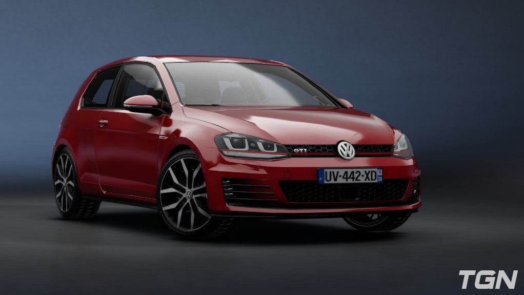 Volkswagen Golf GTI MK7, skin Tornado_Red