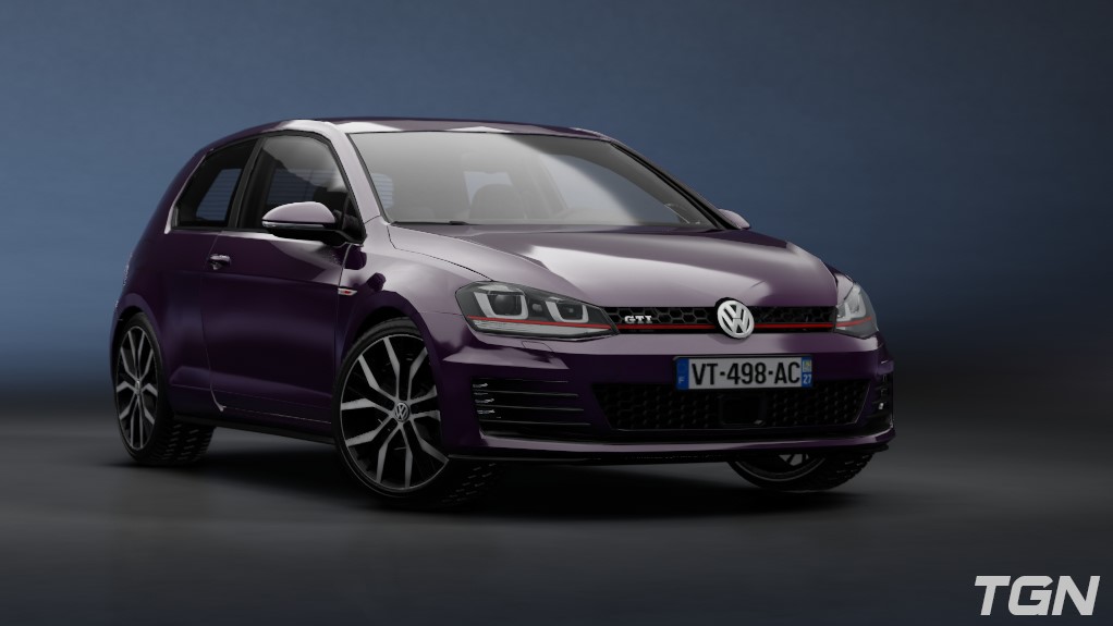 Volkswagen Golf GTI MK7, skin VioletTouchPearl