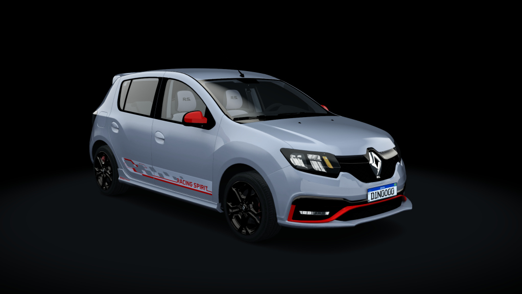 Renault Sandero RS, skin 09_racing_spirit_prata