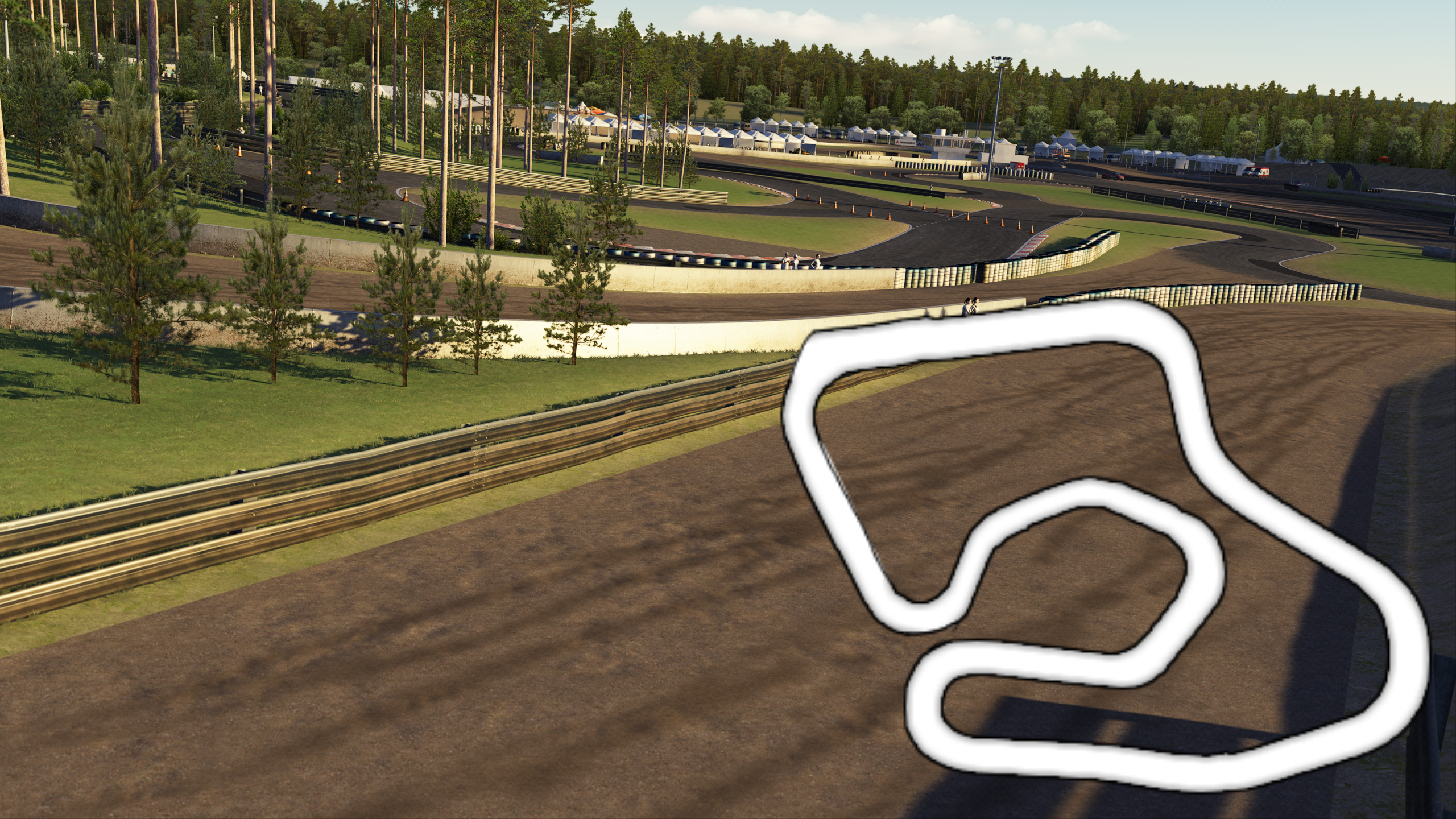 Tykkimäki Kouvola Circuit, layout rallycross