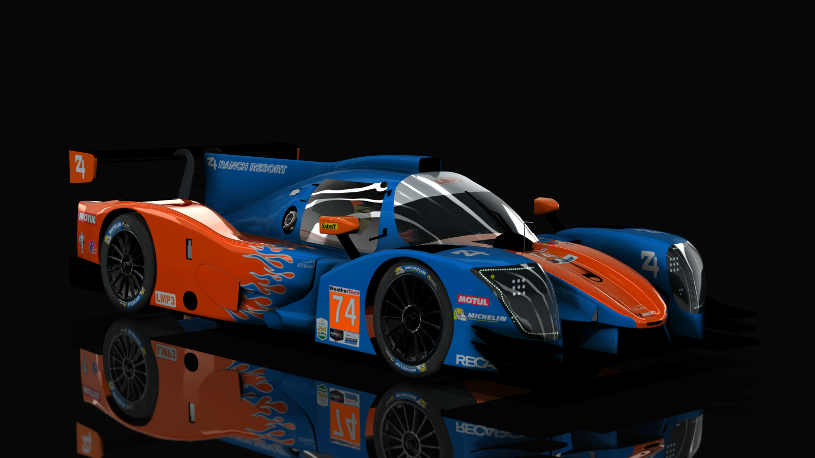 Ligier JSP320 2020, skin 2021 IMSA #74 Riley Motorsport