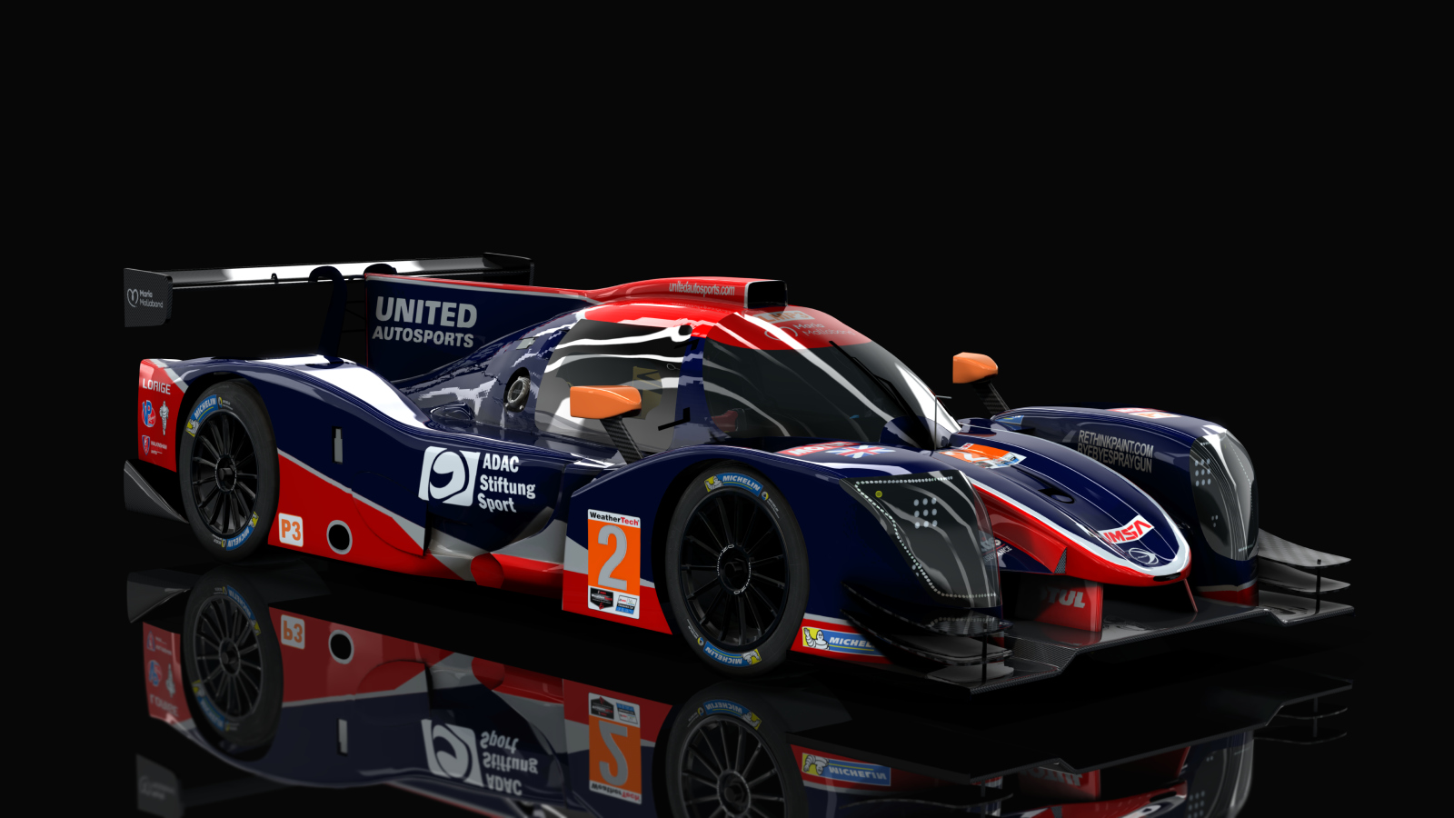 Ligier JSP320 2020, skin 2021_IMSA_02_United_Autosports