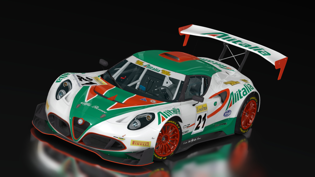 Alfa Romeo 4C Hillclimb, skin #alitalia