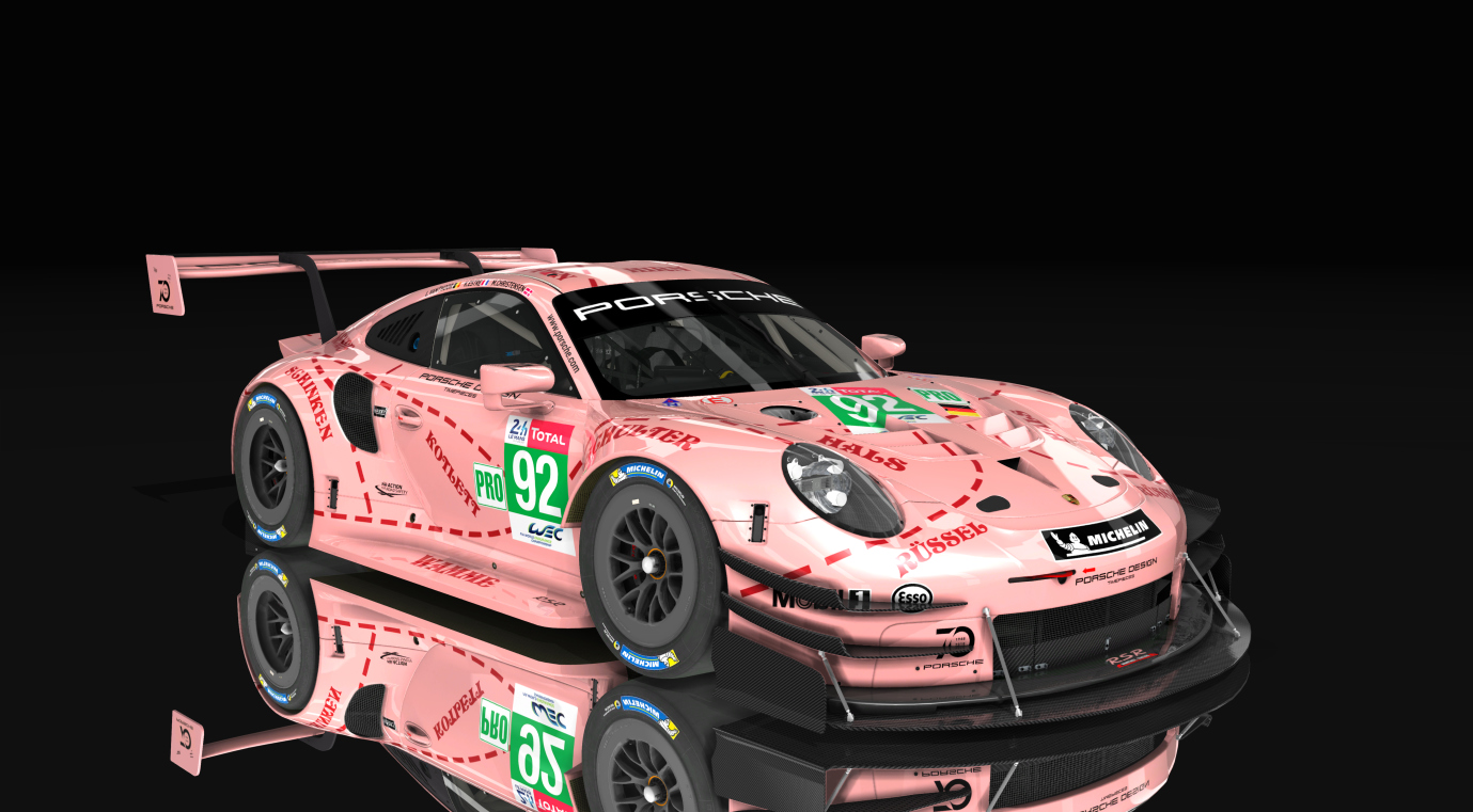 Porsche 911 rsr time attack, skin 2018_24H_Lemans_92