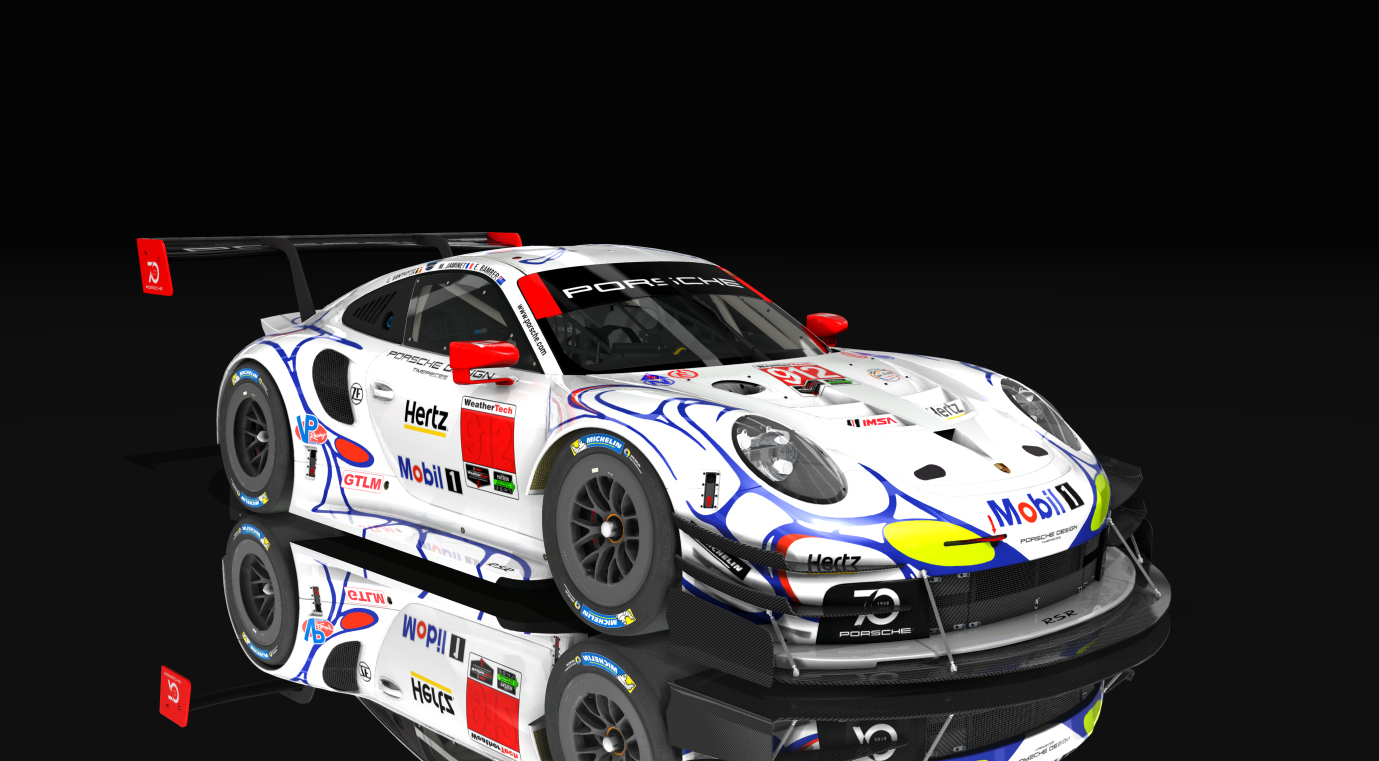 Porsche 911 rsr time attack, skin 2018_Petit_Le_Mans_912