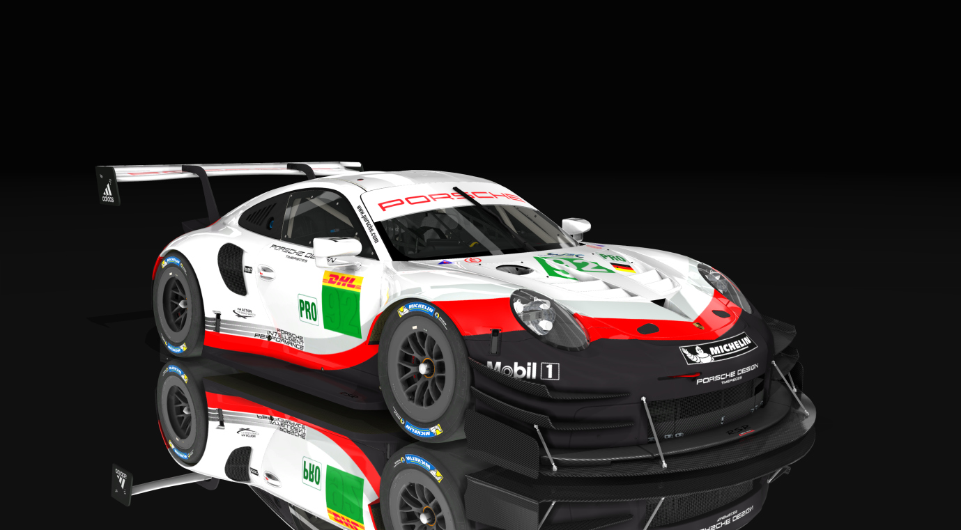 Porsche 911 rsr time attack, skin 2018_WEC_92