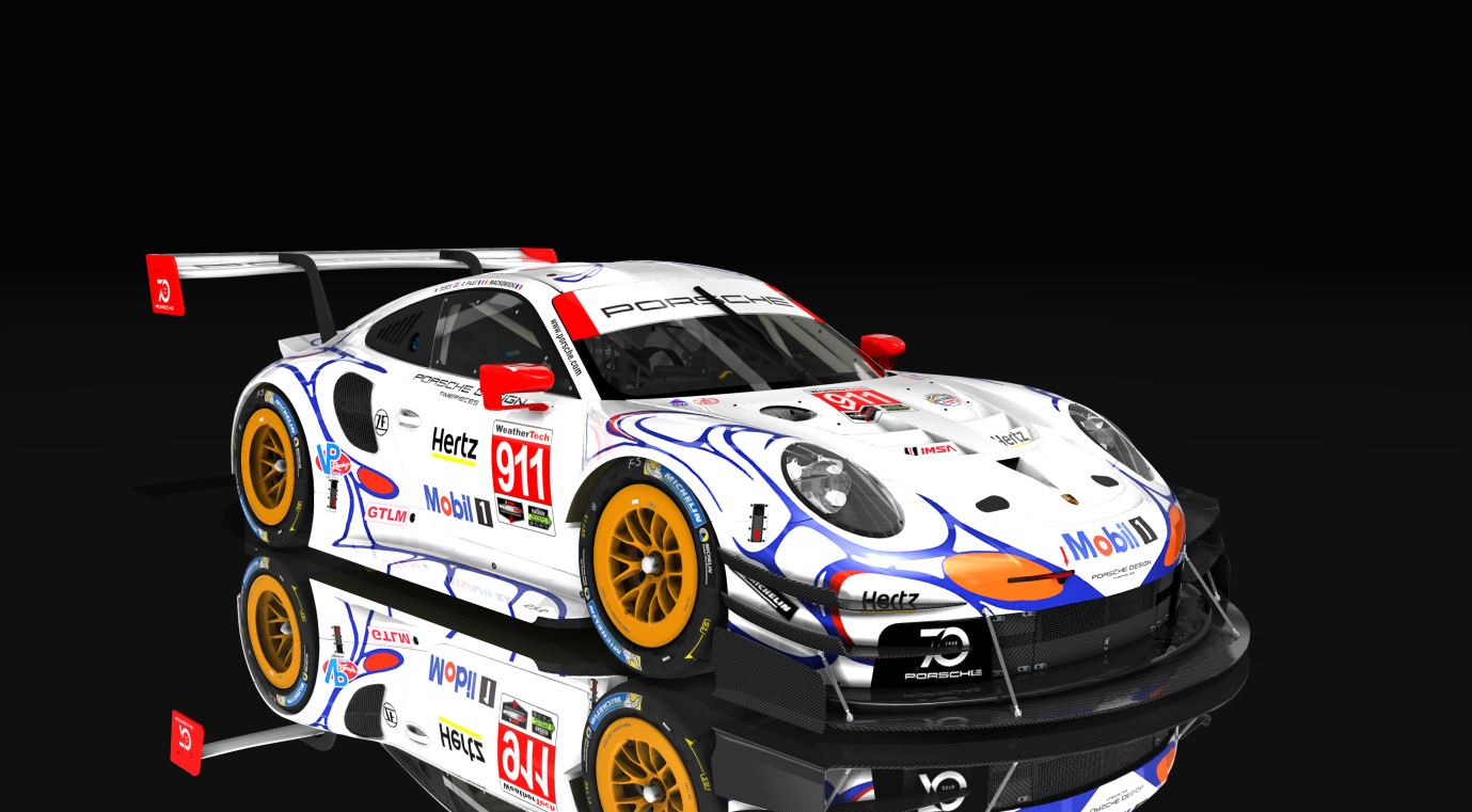 Porsche 911 rsr time attack, skin 911_IMSA_PLM_8K