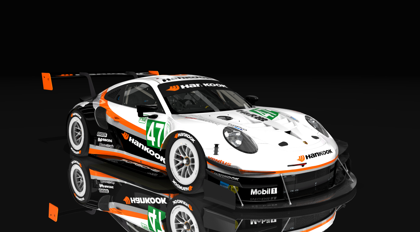 Porsche 911 rsr time attack, skin Hankook_47