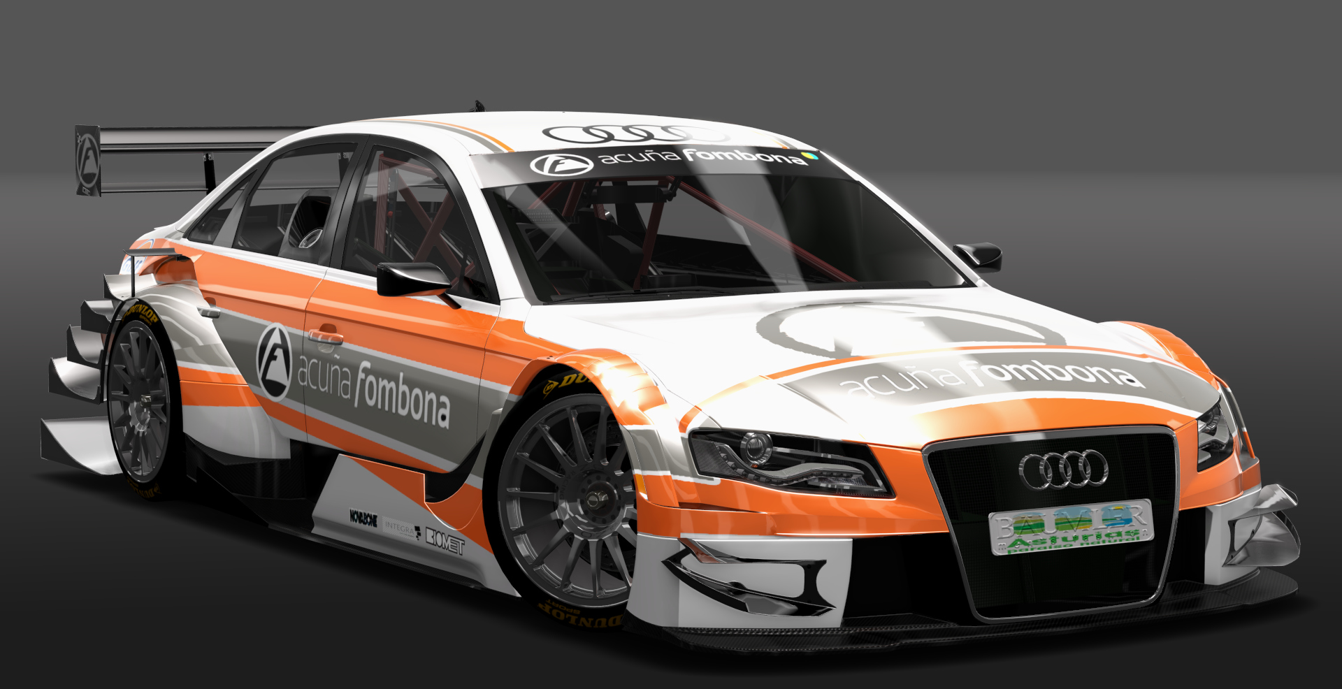 Audi A4 DTM HillClimb, skin fombona