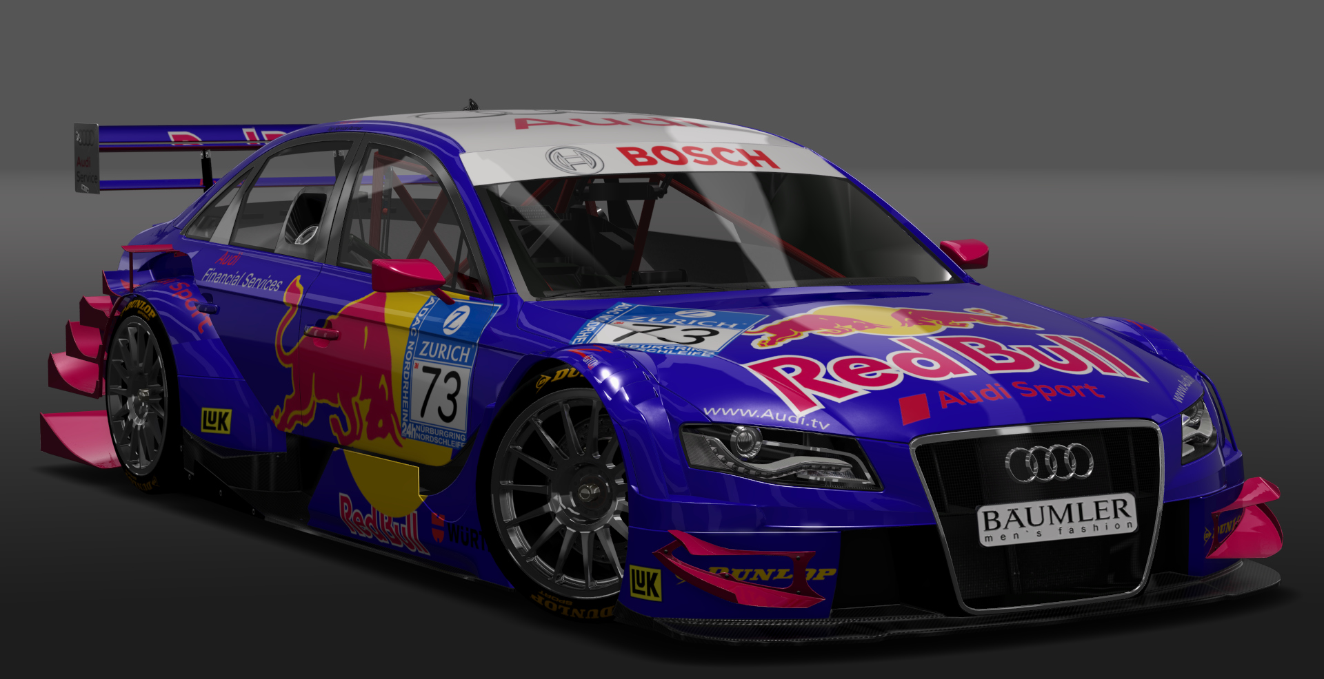 Audi A4 DTM HillClimb, skin red_bull_73