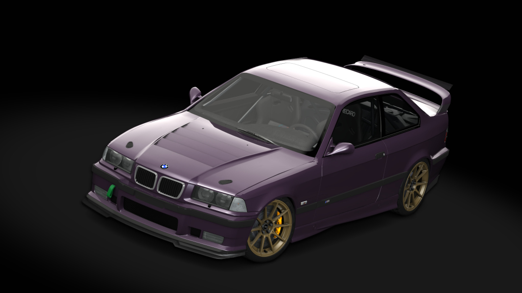 BMW M3 e36 Schirmer, skin Daytona Violet Metallic