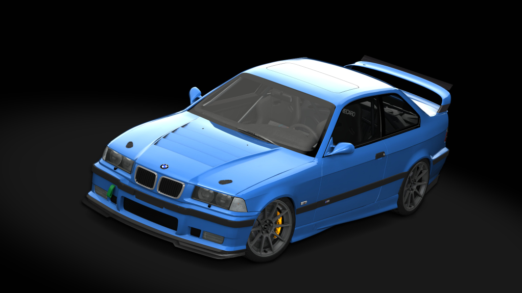 BMW M3 e36 Schirmer, skin Estoril_Blue_Metallic