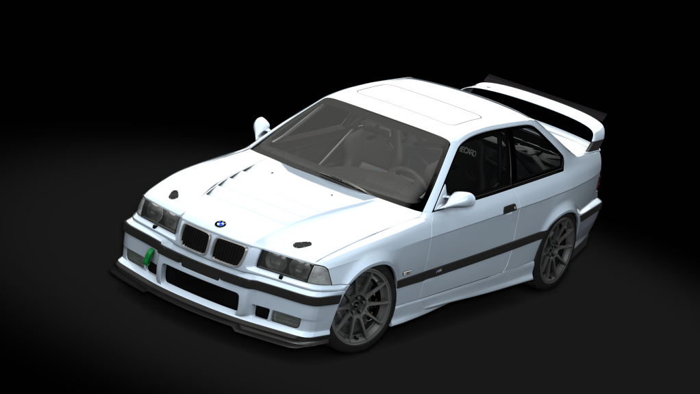 BMW M3 e36 Schirmer, skin Sterling_Silver_Metallic