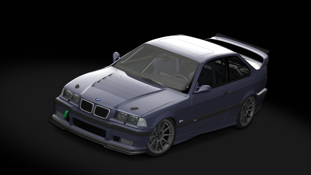 BMW M3 e36 Schirmer, skin Techno_Violet_Metallic