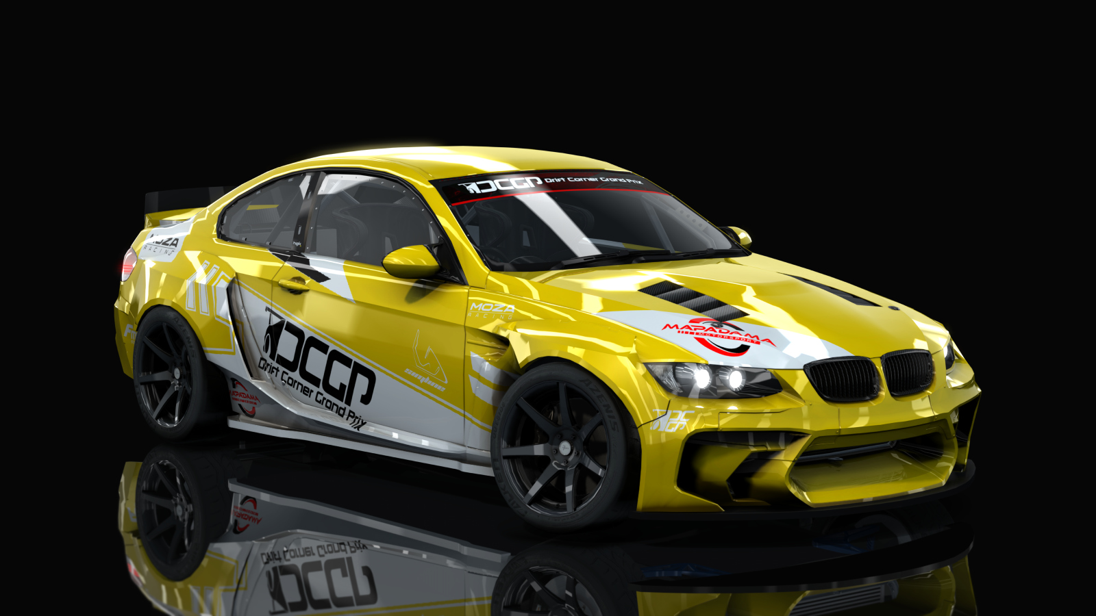 DCGP S9 BMW E92 Eurofighter, skin yellow