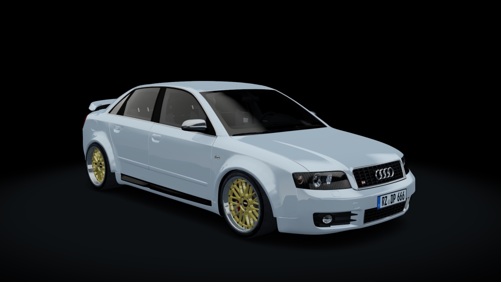 Audi S4 B6 Beast 2003, skin silver