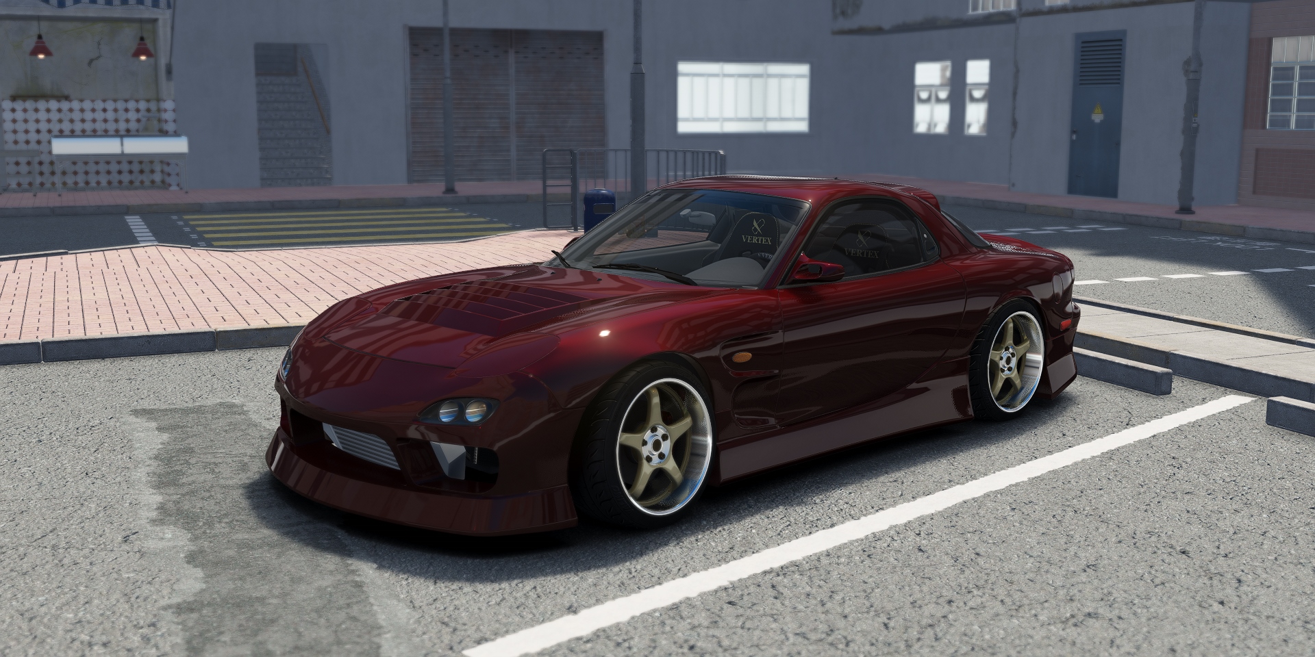 DWG Mazda RX-7 FD3S BN LHD, skin Red