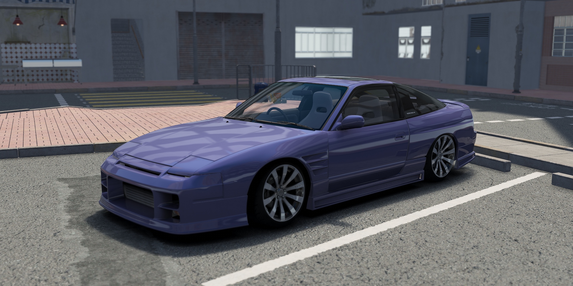 DWG Nissan 180SX G-Corp, skin Mediterranean_Blue