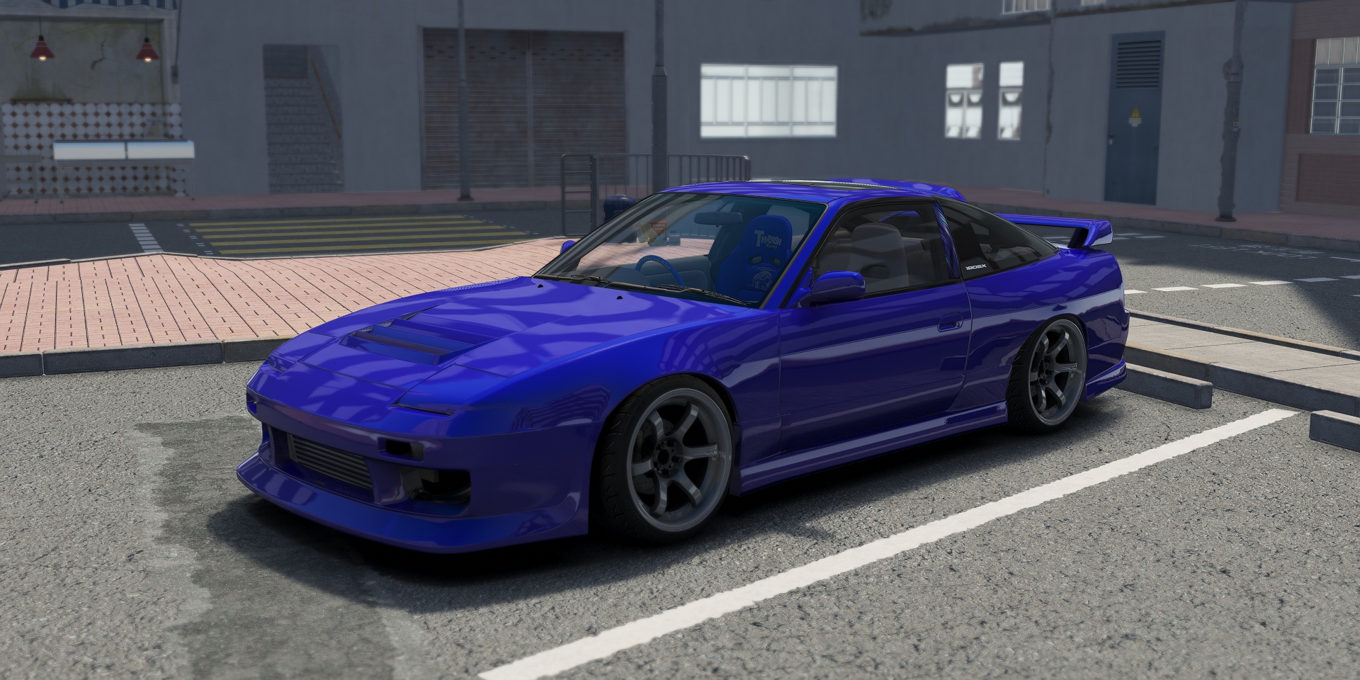 DWG Nissan 180SX GP Sports G-Four, skin Blue