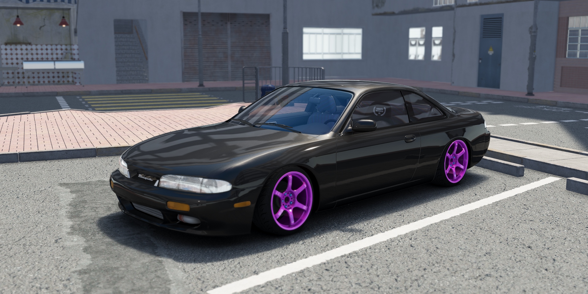 DWG Nissan 240sx S14 Zenki, skin black