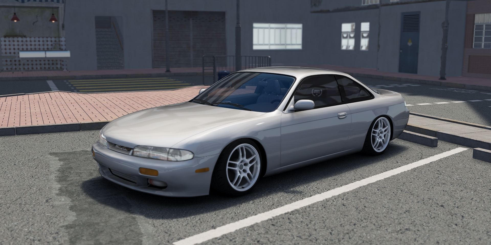 DWG Nissan 240sx S14 Zenki, skin white