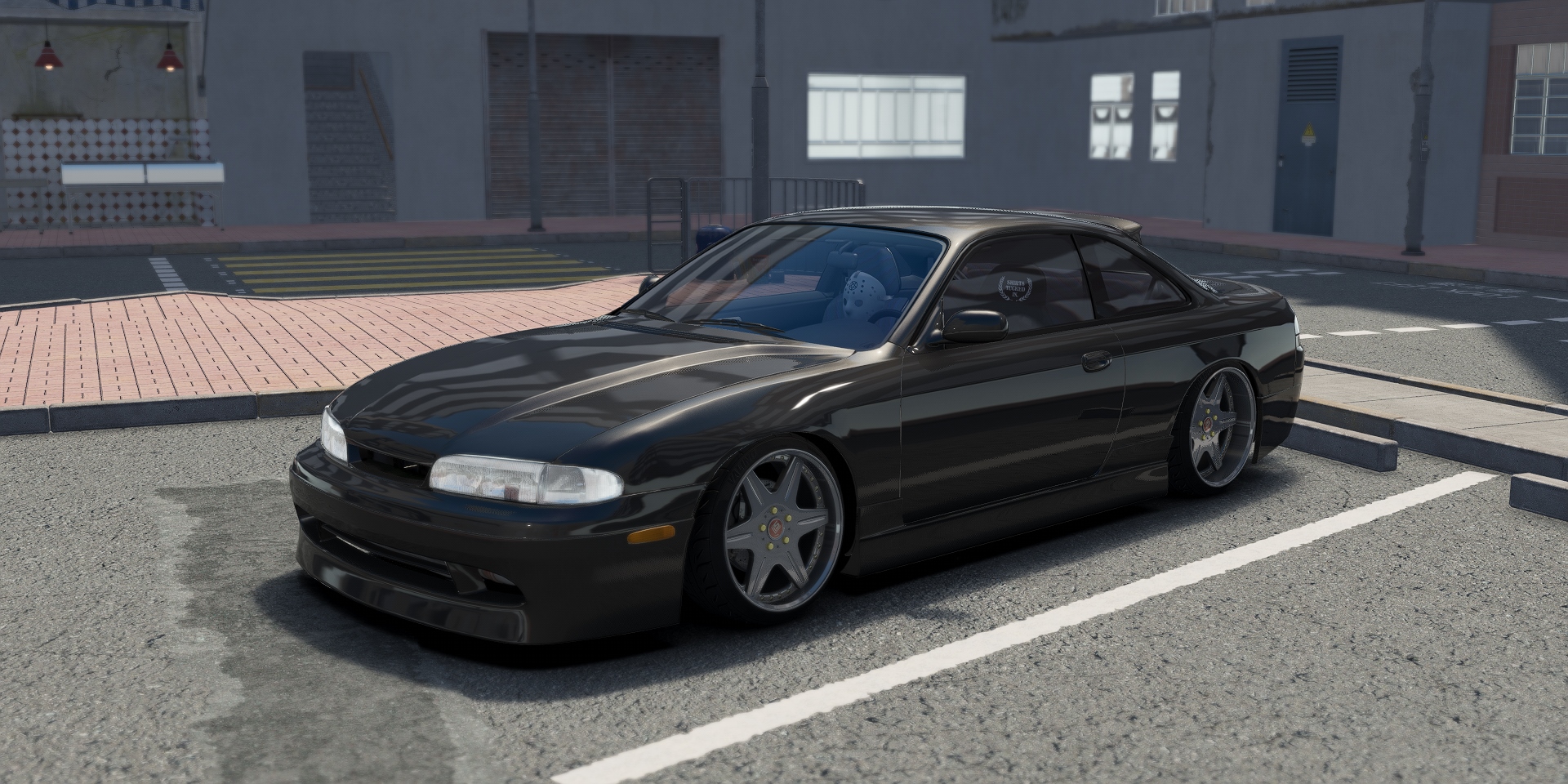 DWG Nissan 240sx S14 Zenki Instant Gentleman, skin black