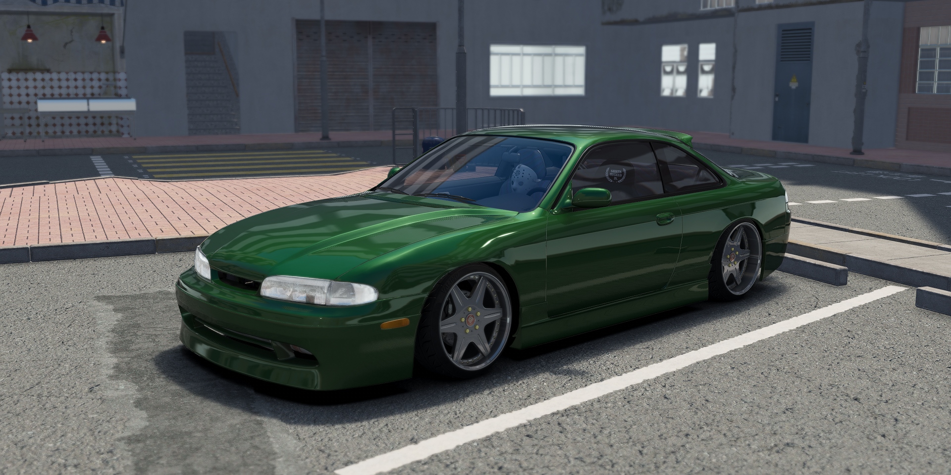 DWG Nissan 240sx S14 Zenki Instant Gentleman, skin green