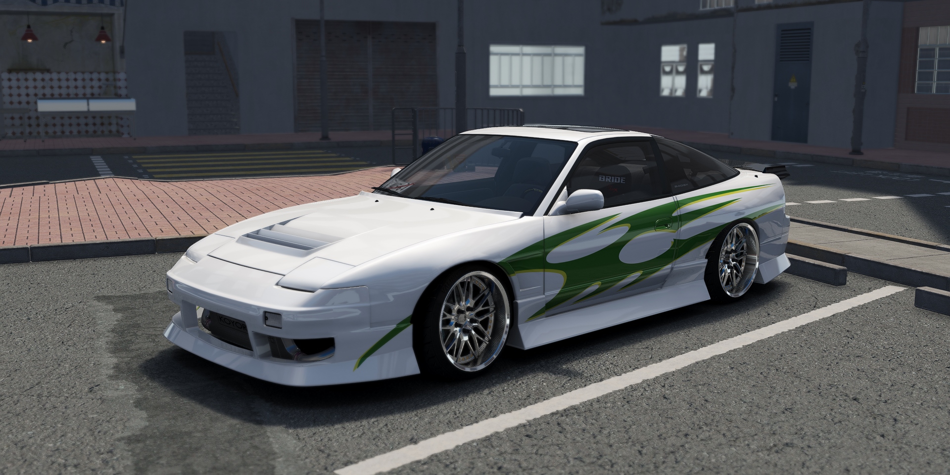 DWG Nissan 240sx Uras, skin uras