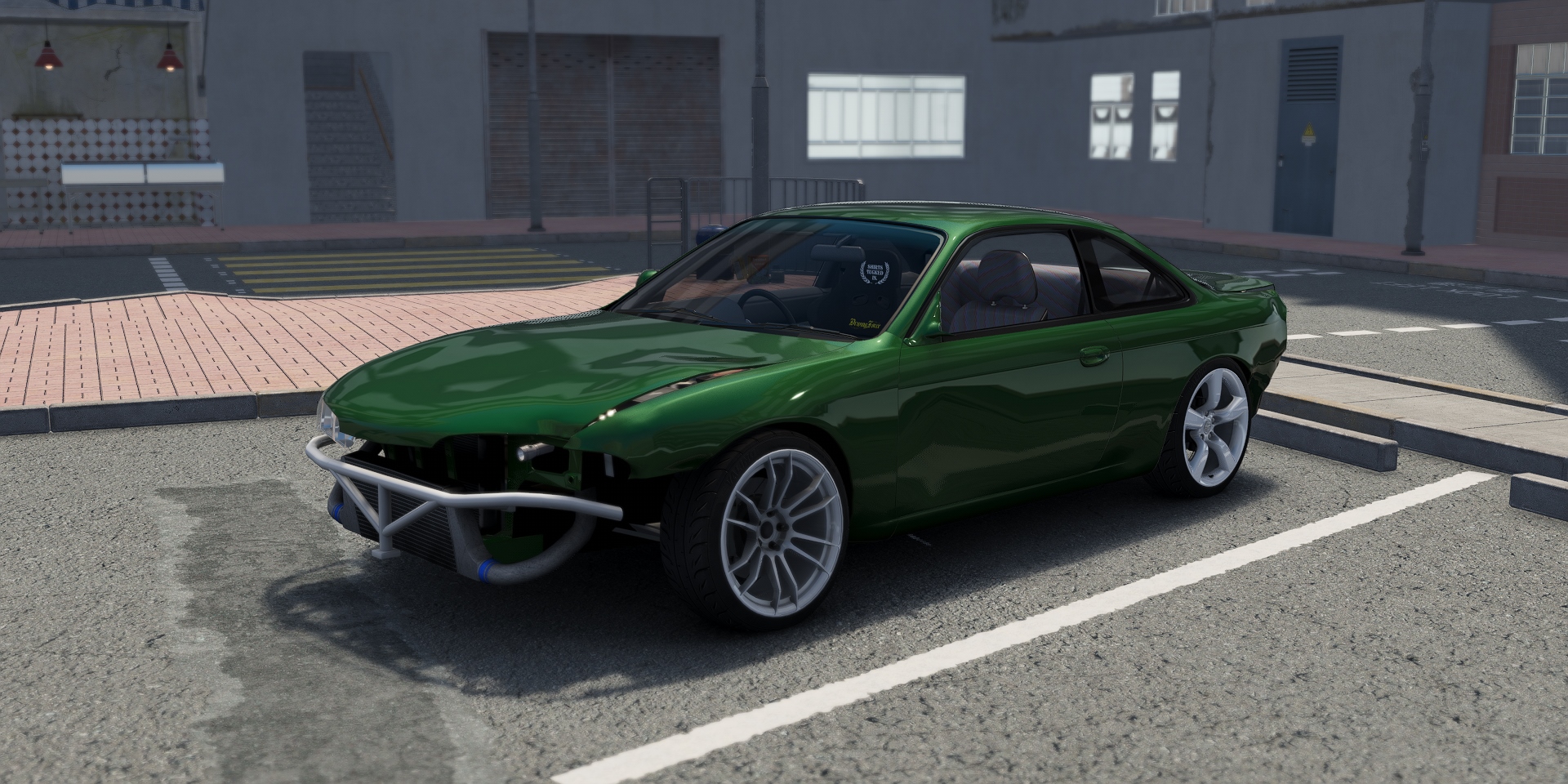 DWG Nissan Silvia S14 Zenki Missile, skin green