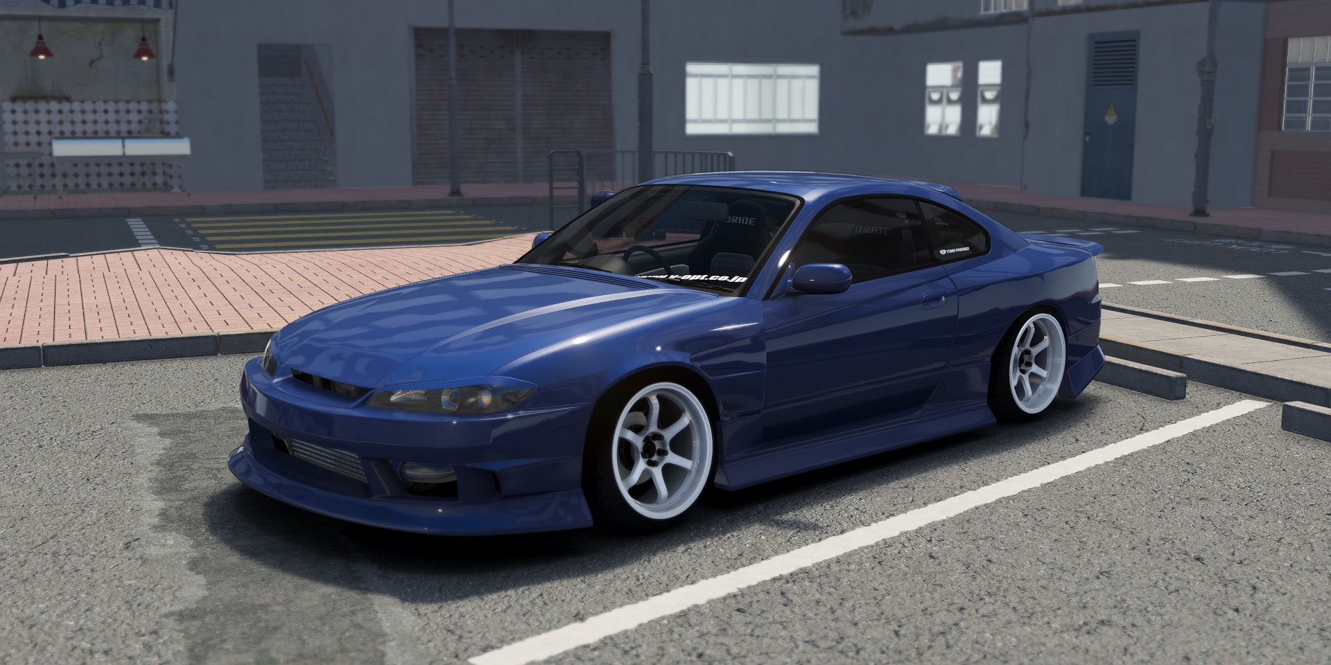 DWG Nissan Silvia S15 PS Duce, skin Deep_Marine_Blue