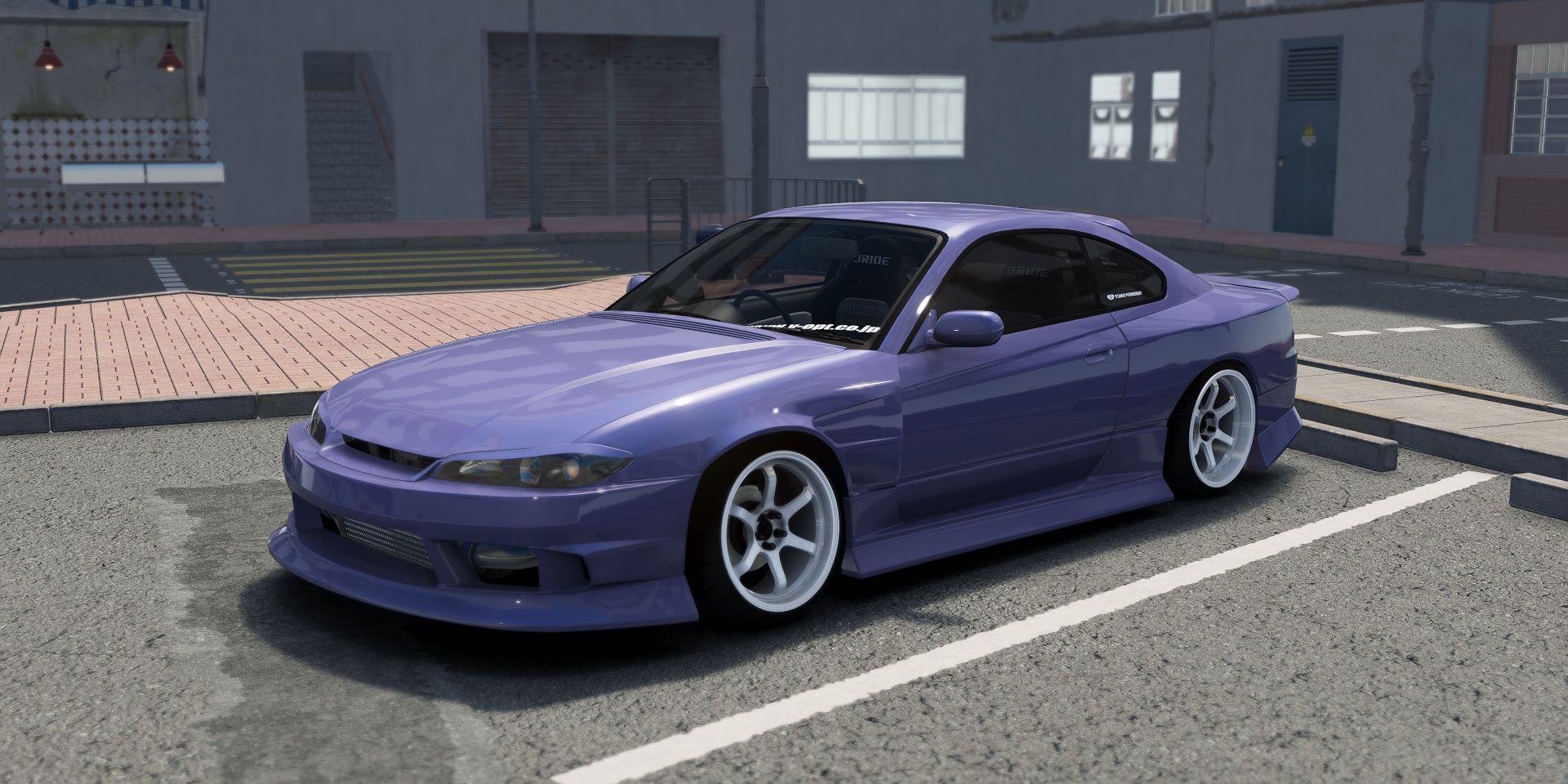 DWG Nissan Silvia S15 PS Duce, skin Mediterranean_Blue