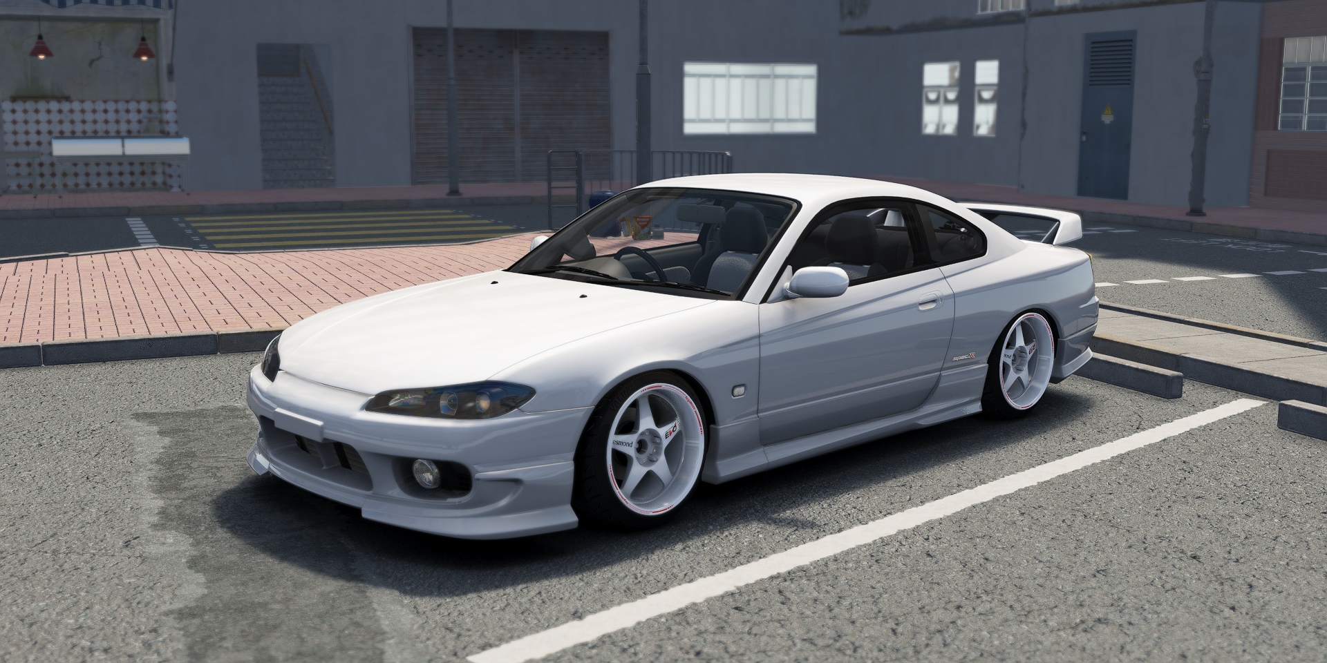 DWG Nissan Silvia S15 Spec-R V-Aero, skin Aspen_White