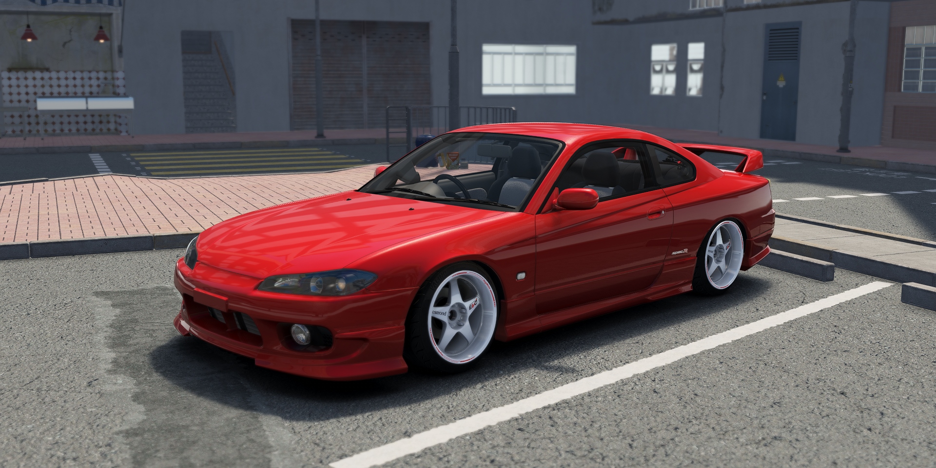 DWG Nissan Silvia S15 Spec-R V-Aero, skin Red