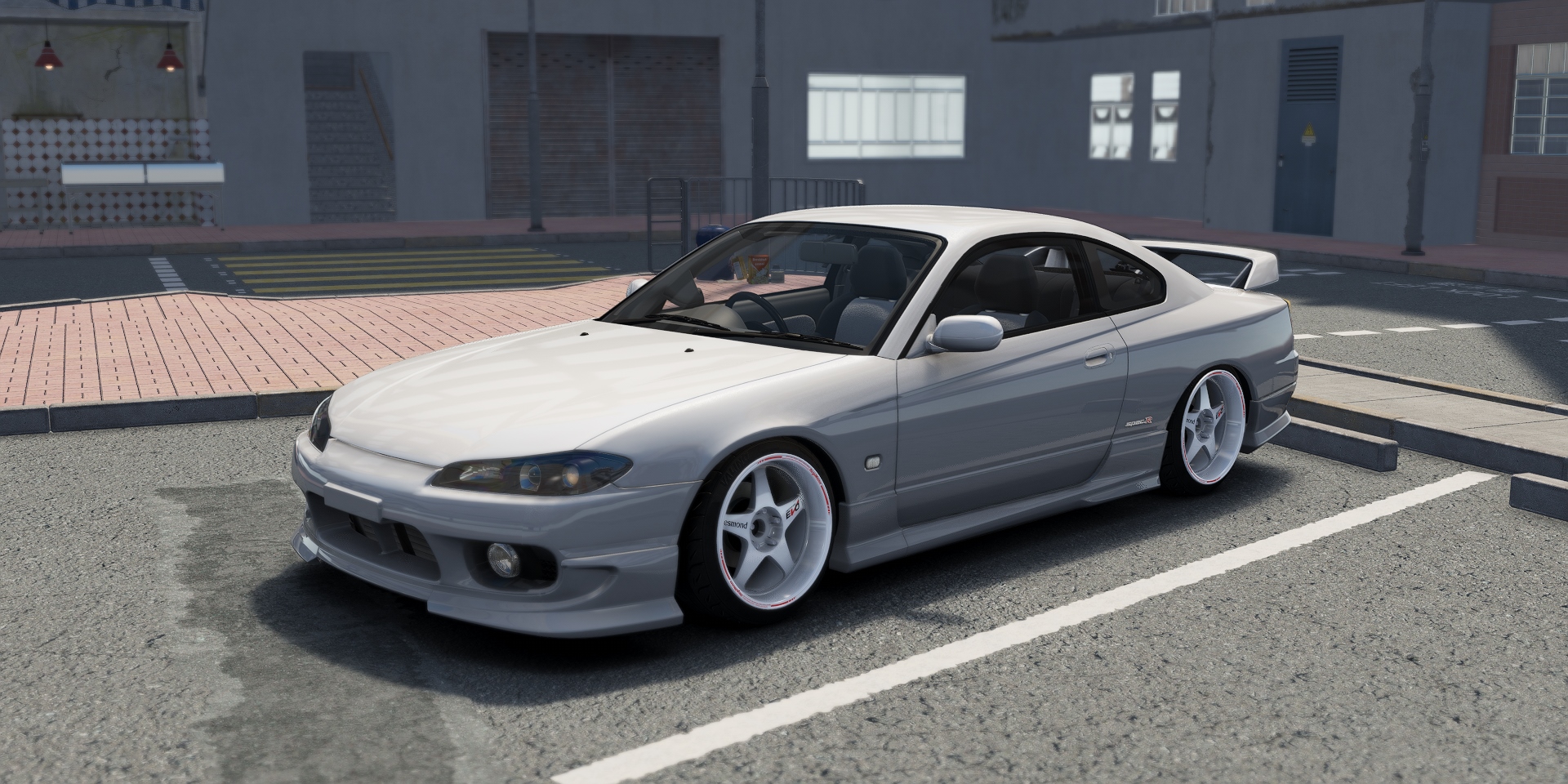 DWG Nissan Silvia S15 Spec-R V-Aero, skin Silver